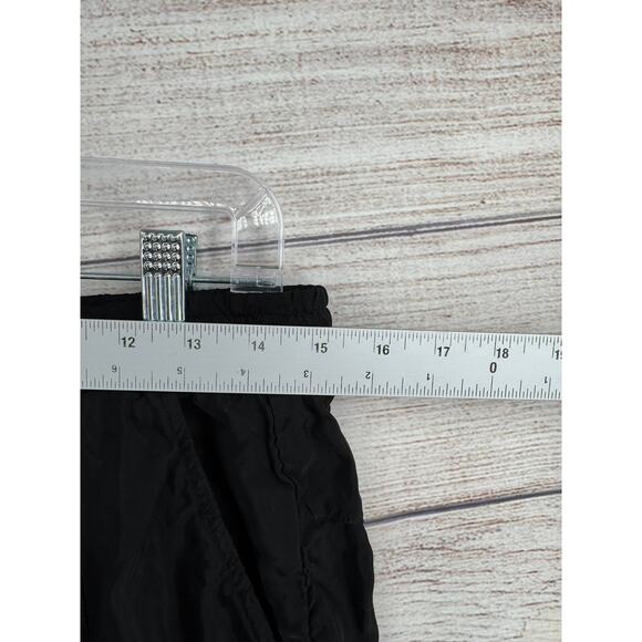 Johnny Was Cupra Rayon Cargo Jogger Pants Womens Small Black Elastic Drawstring - Picture 9 of 10